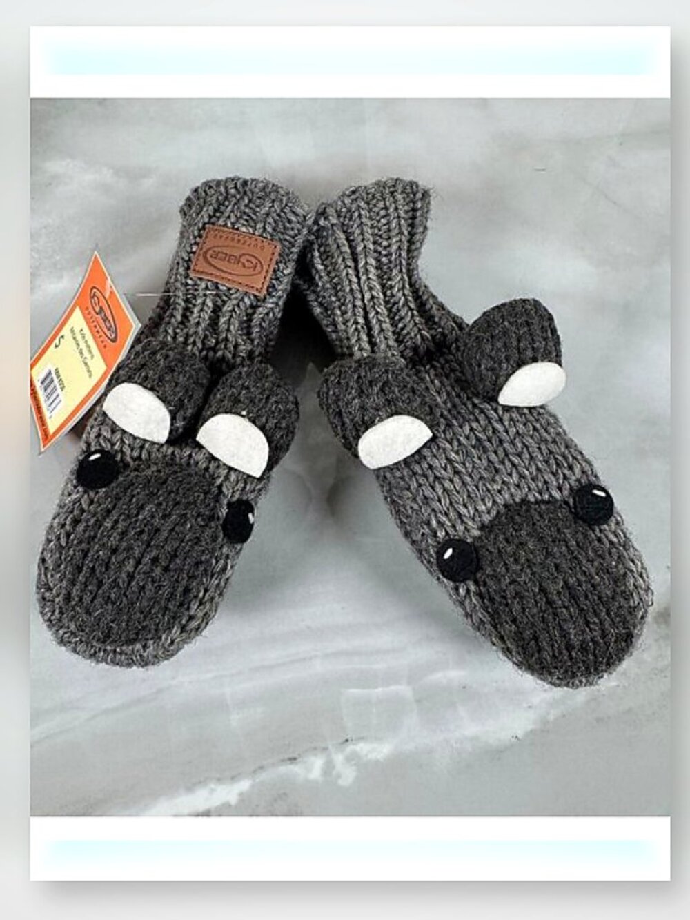 Kyber Outerwear Kid's Koala Bear Mittens Wool Fleece Lined Funky Zoo Collection